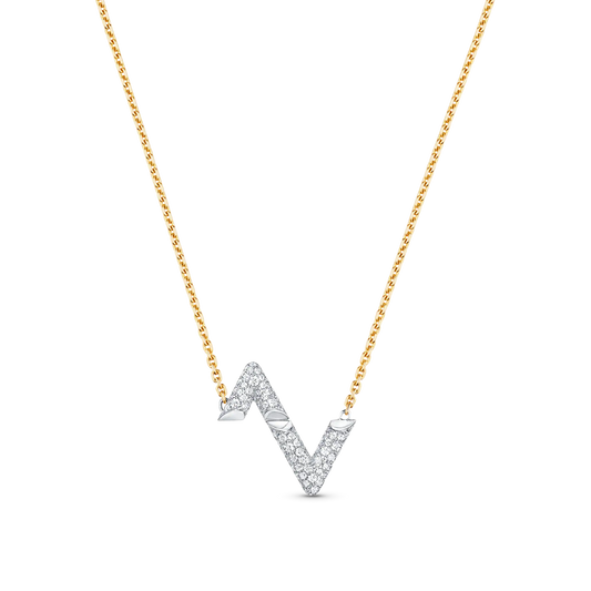 [ヴィッキー]VOLT シルバー ダイヤモンド ペンダントネックレス