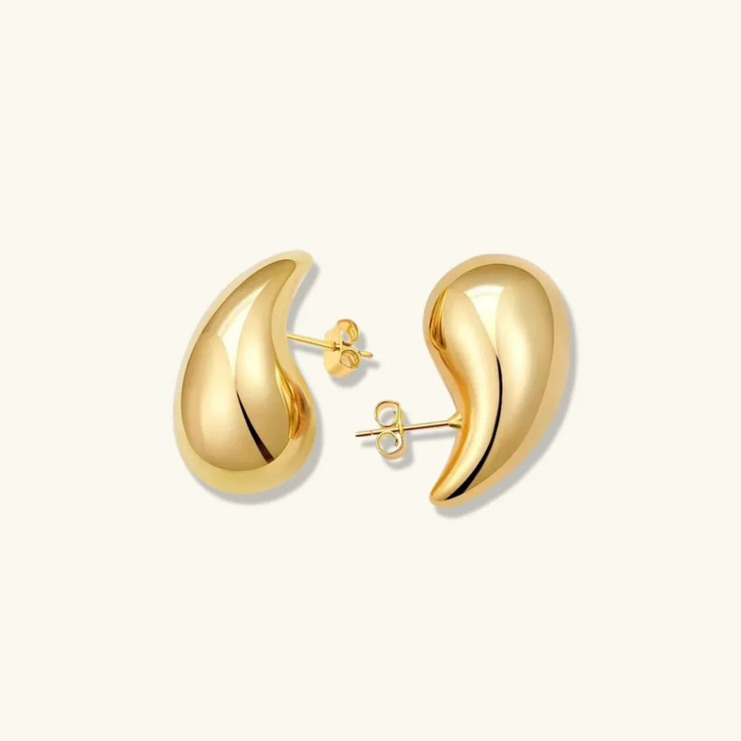 [Royal&Vicky]Sandra Teardrop Goldohrringe