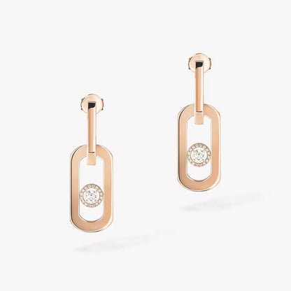[Vicky]So Move XL Diamond Pendant Earrings