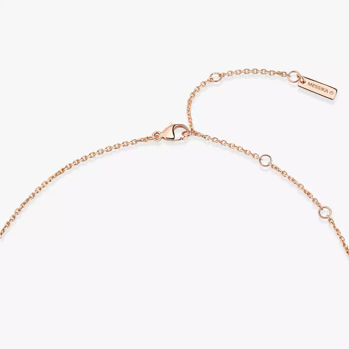 [Vicky]Lucky Eye Diamond Necklace in Rose Gold and Turquoise
