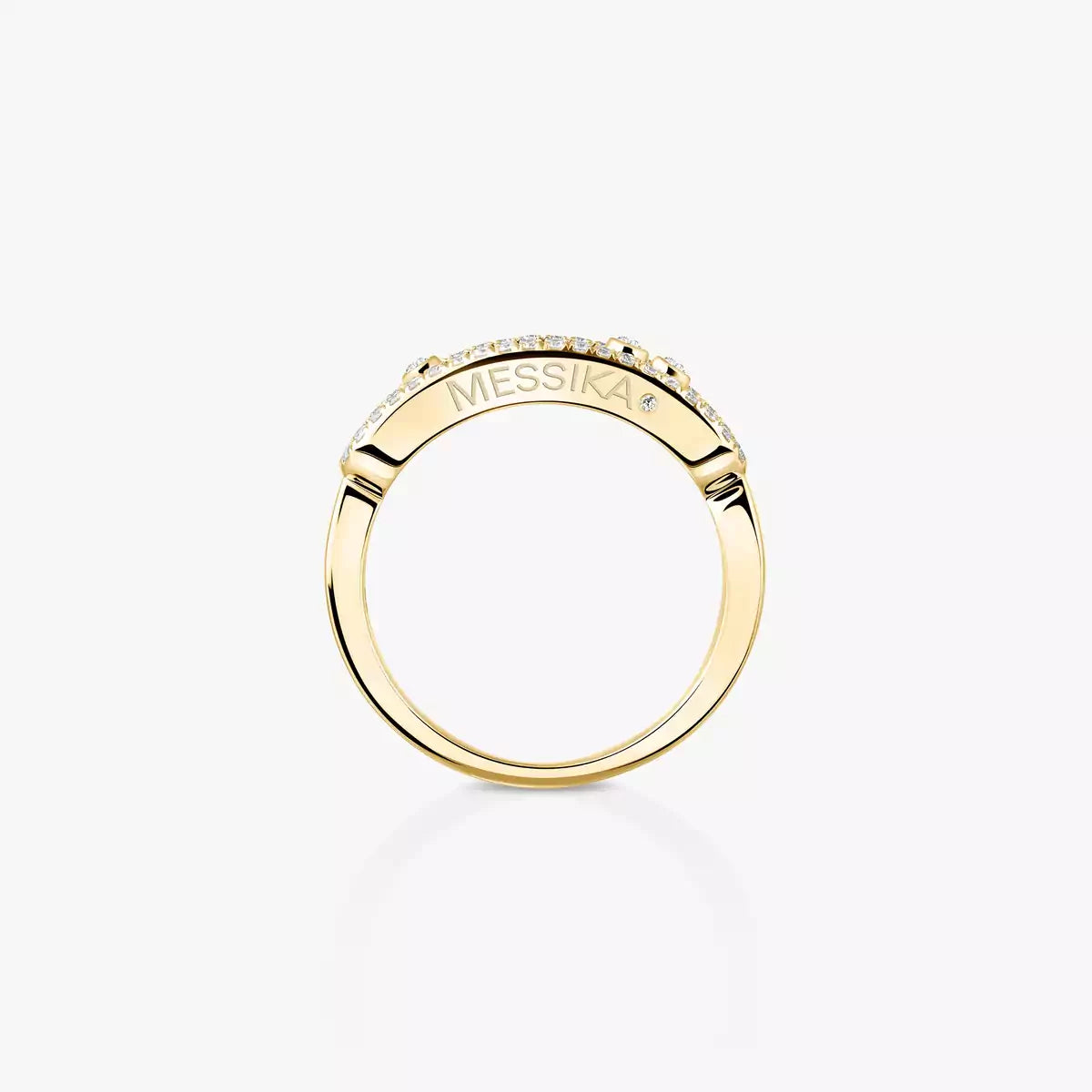 [Vicky] Baby Move Gold Diamond Pave_ Ring