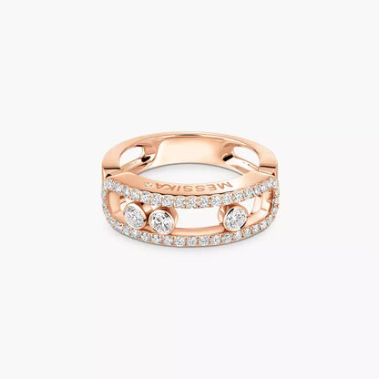 [Vicky] Move Gold Diamond Pave_ Ring