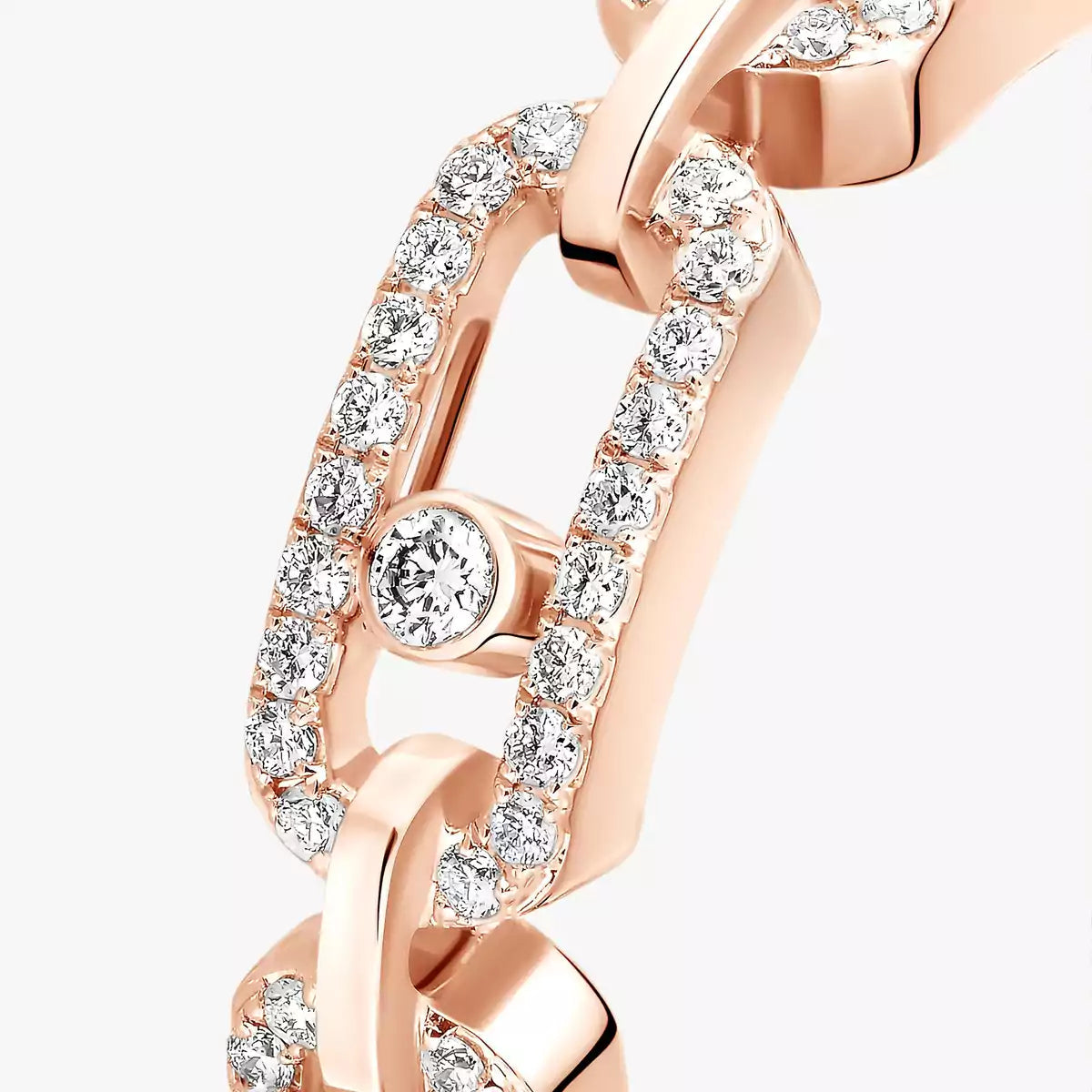 [Vicky]Move Link Pave_-Set Diamond Ring in Gold