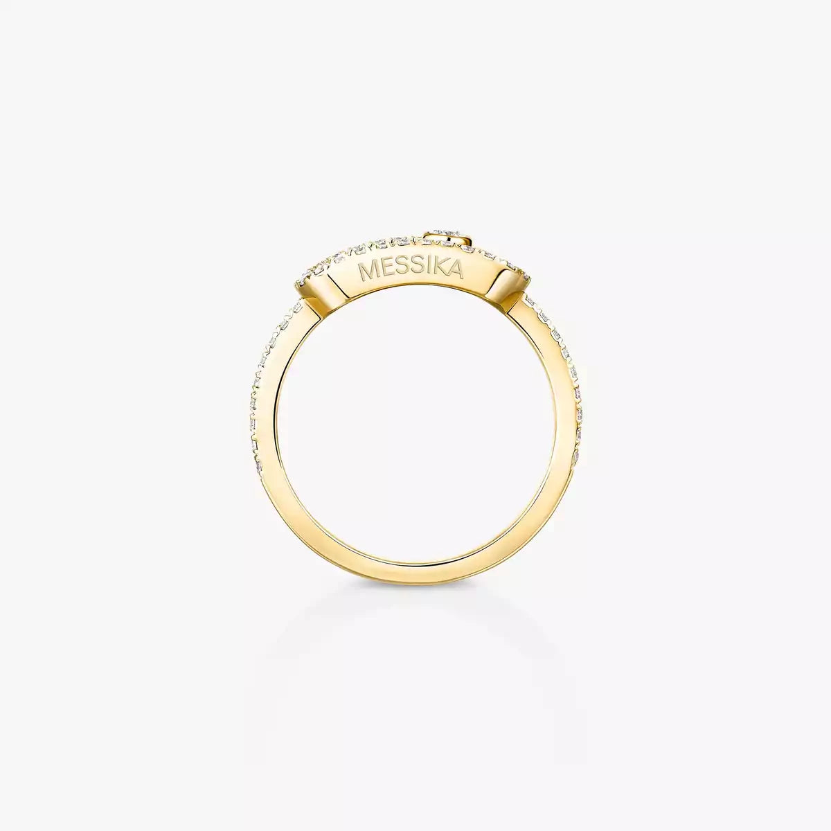 [Vicky]Move Uno Diamond Ring in Gold