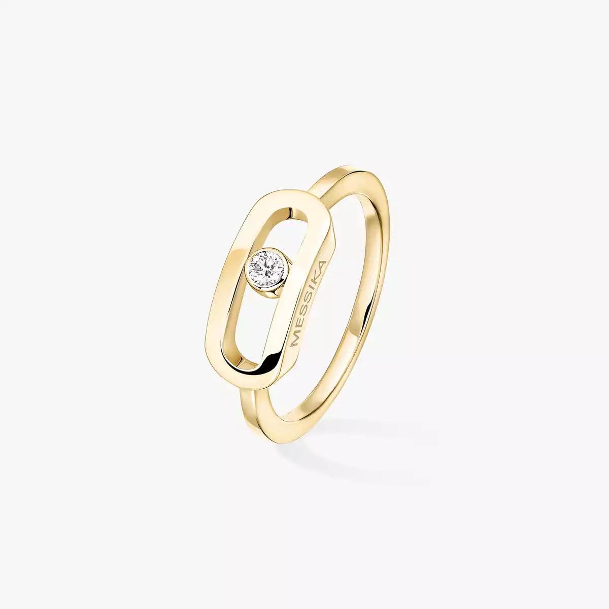 [Vicky]Move Uno Diamond Ring in Gold