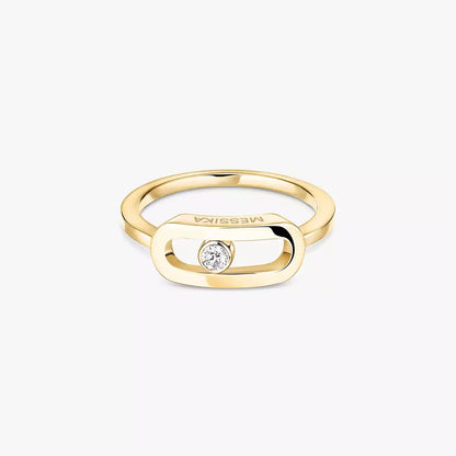 [Vicky]Move Uno Diamond Ring in Gold