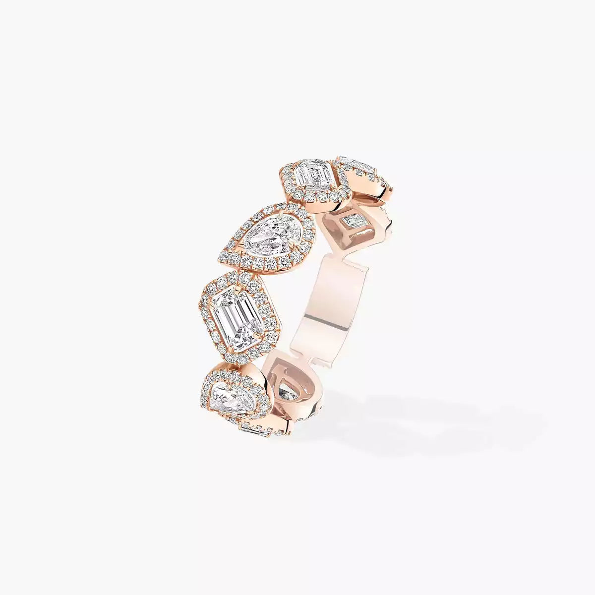 [Vicky] Diamond Wedding Ring My Twin