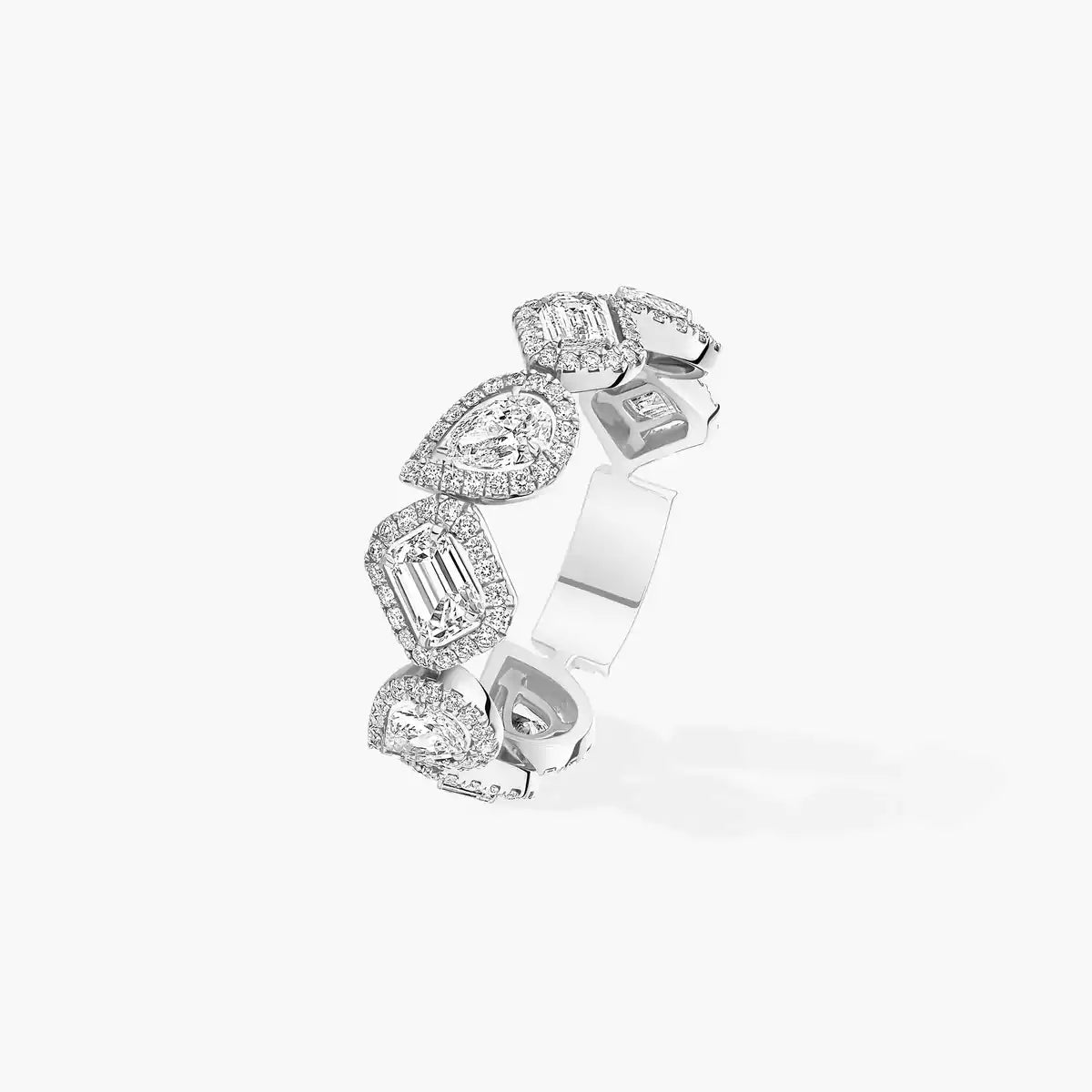 [Vicky] Diamond Wedding Ring My Twin