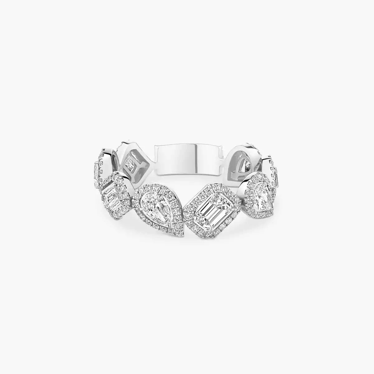 [Vicky] Diamond Wedding Ring My Twin