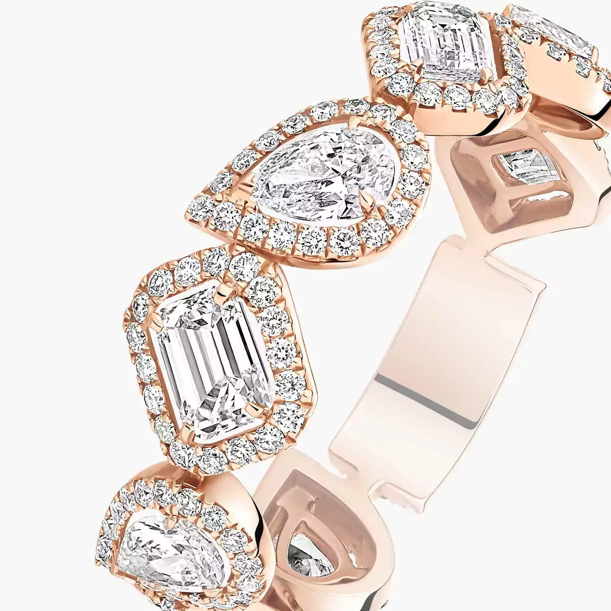 [Vicky] Diamond Wedding Ring My Twin