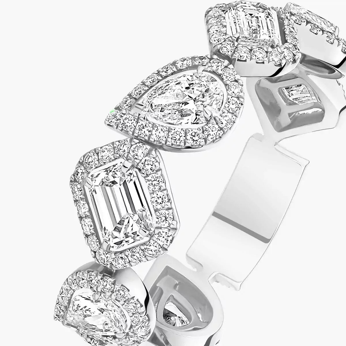 [Vicky] Diamond Wedding Ring My Twin