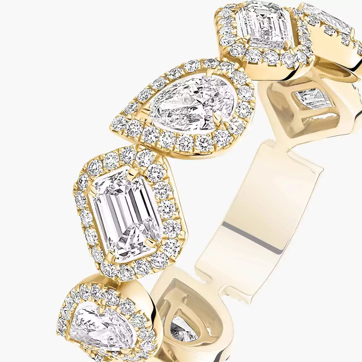 [Vicky] Diamond Wedding Ring My Twin