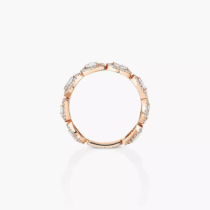 [Vicky] Diamond Wedding Ring My Twin
