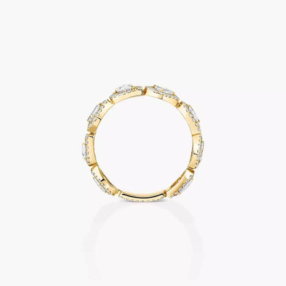 [Vicky] Diamond Wedding Ring My Twin