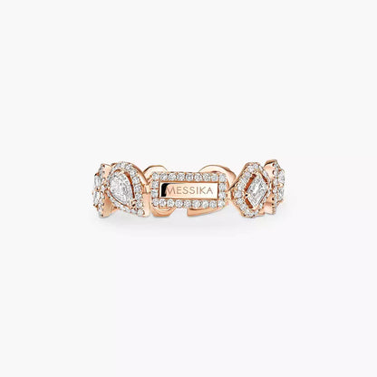 [Vicky] Diamond Wedding Ring My Twin