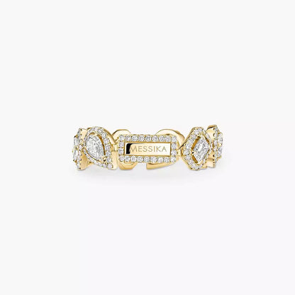 [Vicky] Diamond Wedding Ring My Twin