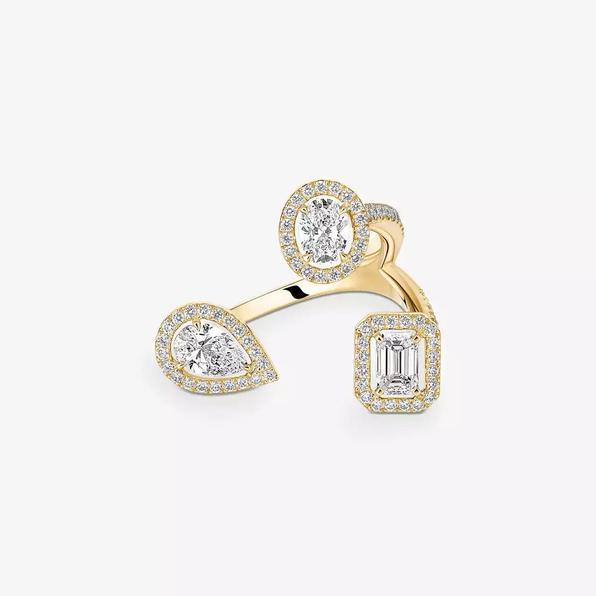 [Vicky]  Diamond Ring 0,25ct My Twin Trilogy