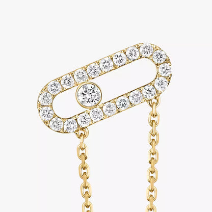 [Vicky]Move Uno Diamond Earrings
