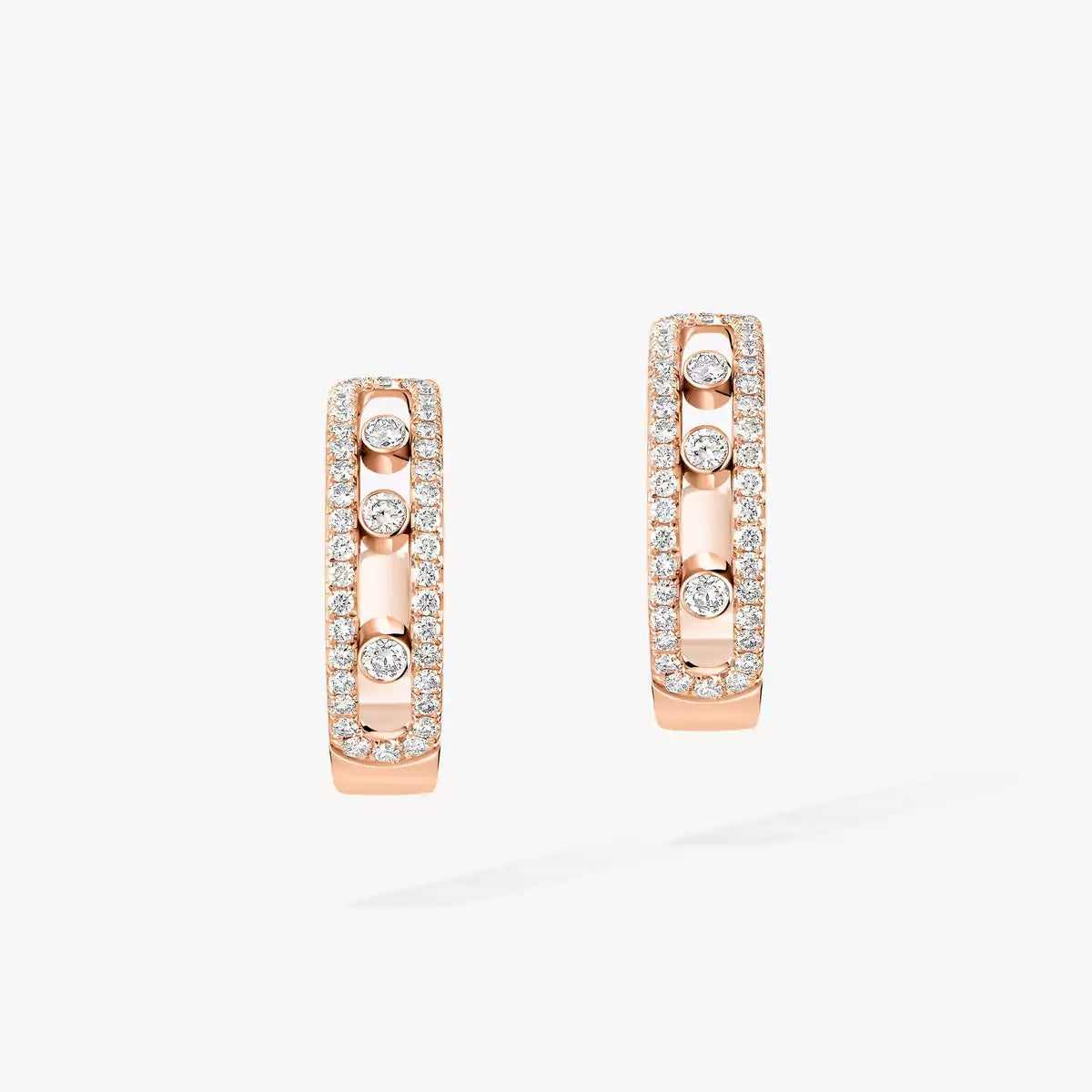 [Vicky]Diamond Pave_ Hoop Earrings Move