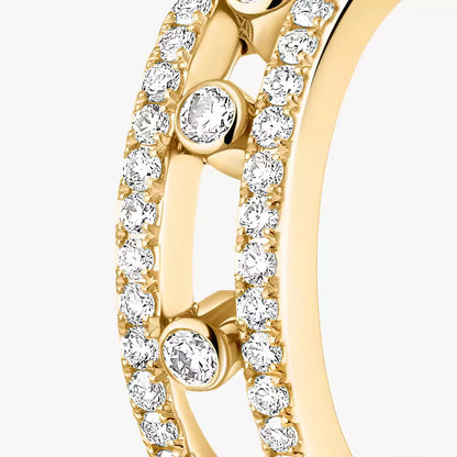 [Vicky]Diamond Pave_ Hoop Earrings Move