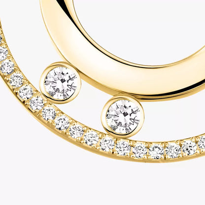 [Vicky] Move Romane Small Diamond Hoop Earrings