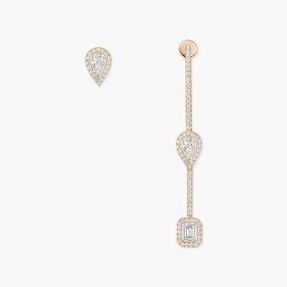 [Vicky]Diamond Drop Earrings My Twin