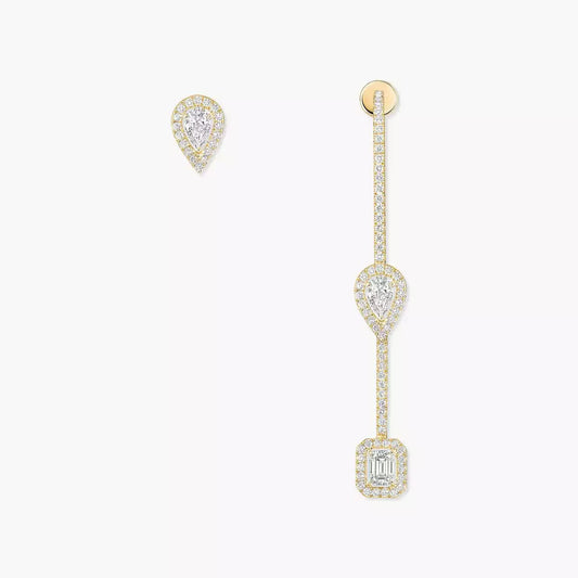 [Vicky]Diamond Drop Earrings My Twin
