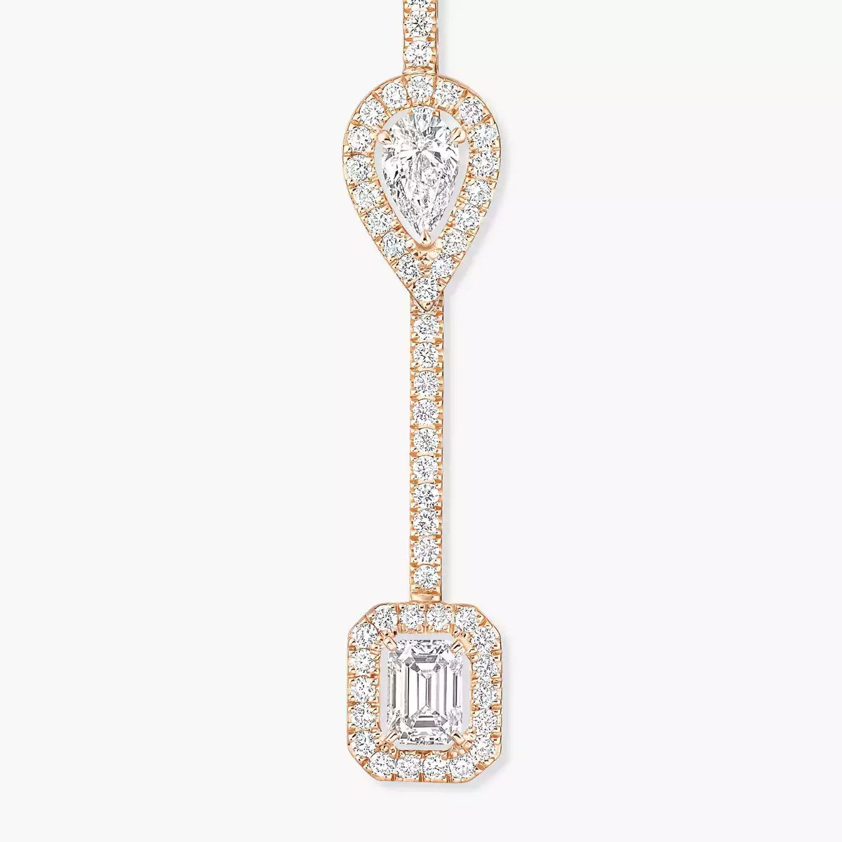 [Vicky]Diamond Drop Earrings My Twin