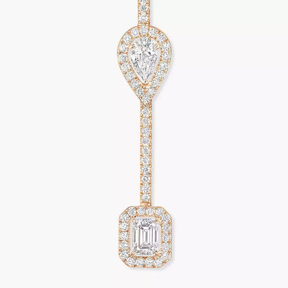 [Vicky]Diamond Drop Earrings My Twin
