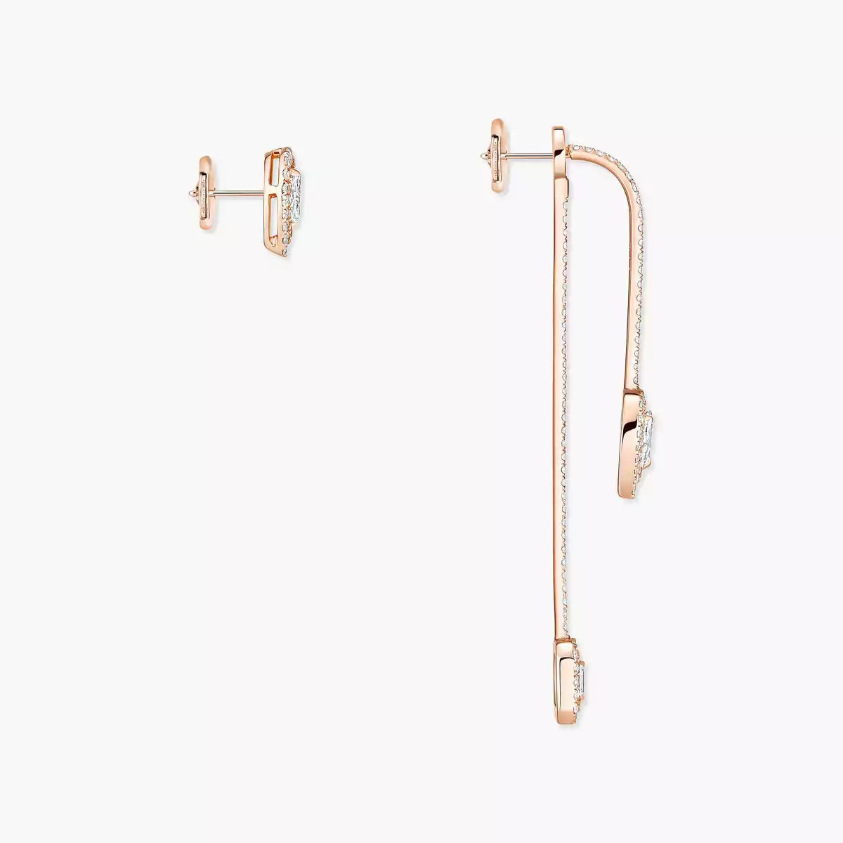 [Vicky]Diamond Drop Earrings My Twin