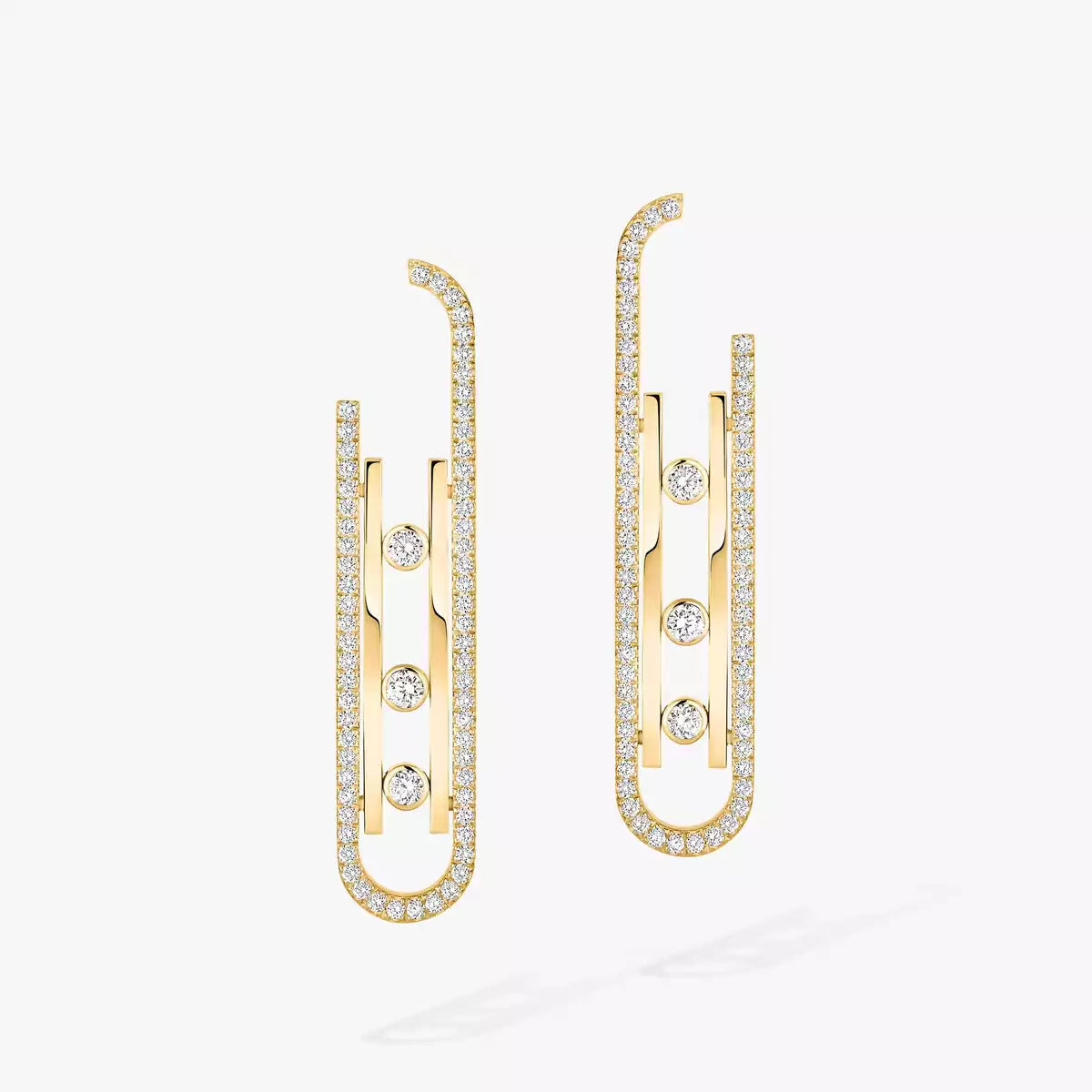 [Royal&Vicky]Diamond Pendant Earrings Move 10Th
