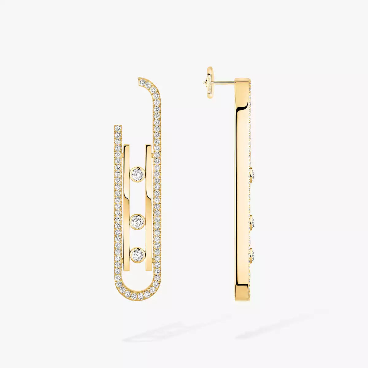 [Royal&Vicky]Diamond Pendant Earrings Move 10Th