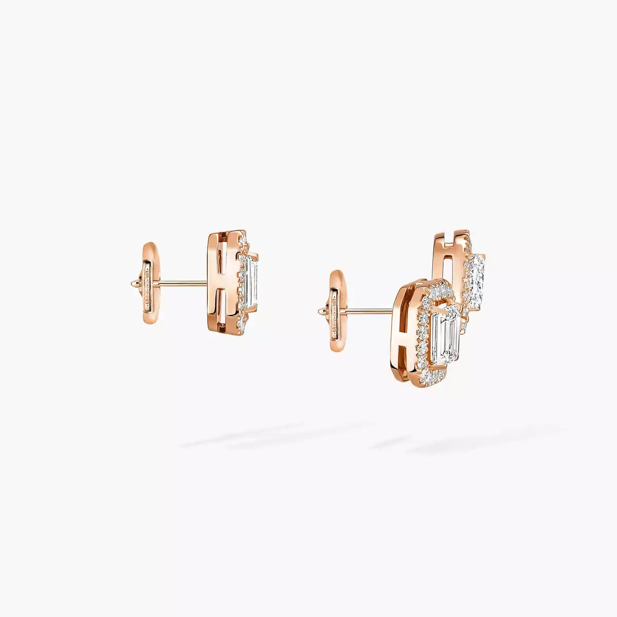 [Vicky]Diamond Earrings 0,10ct My Twin 1+2