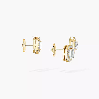 [Vicky]Diamond Earrings 0,10ct My Twin 1+2