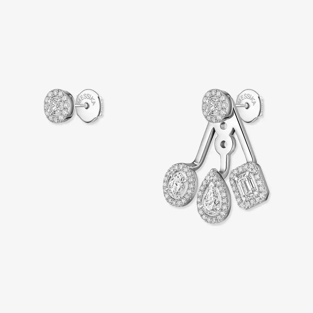 [Royal&Vicky] My Twin Trio  Diamond Earrings