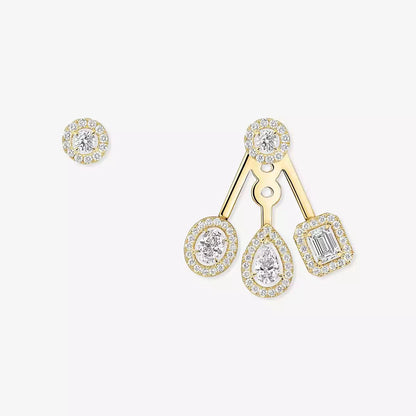 [Vicky] My Twin Trio  Diamond Earrings