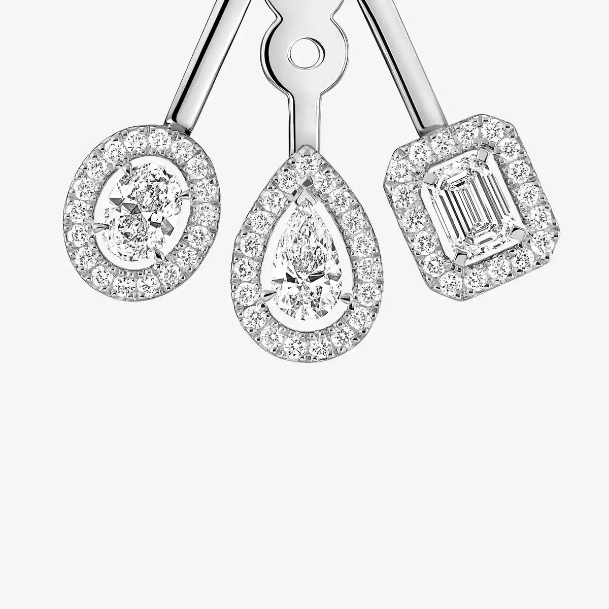 [Royal&Vicky] My Twin Trio  Diamond Earrings