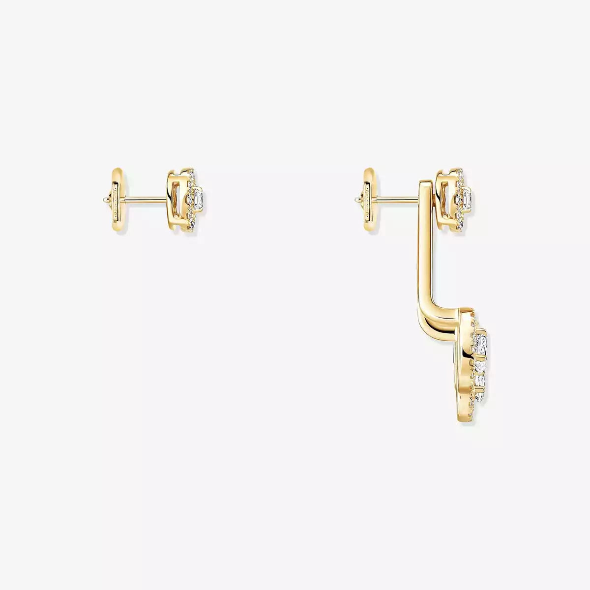 [Royal&Vicky] My Twin Trio  Diamond Earrings