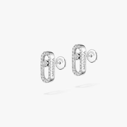 [Vicky]Move Uno Diamond Earrings