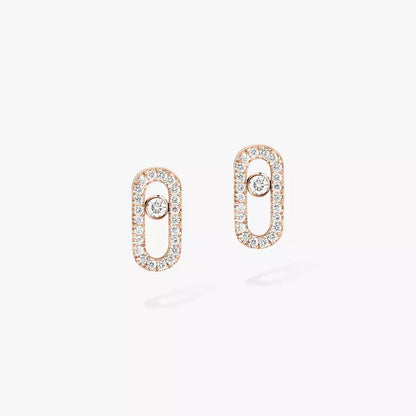 [Vicky]Move Uno Diamond Earrings