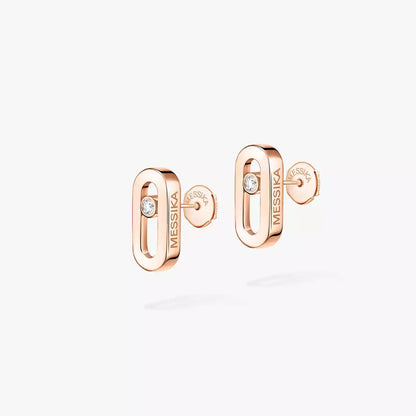 [Vicky]Move Uno Diamond Stud Earrings