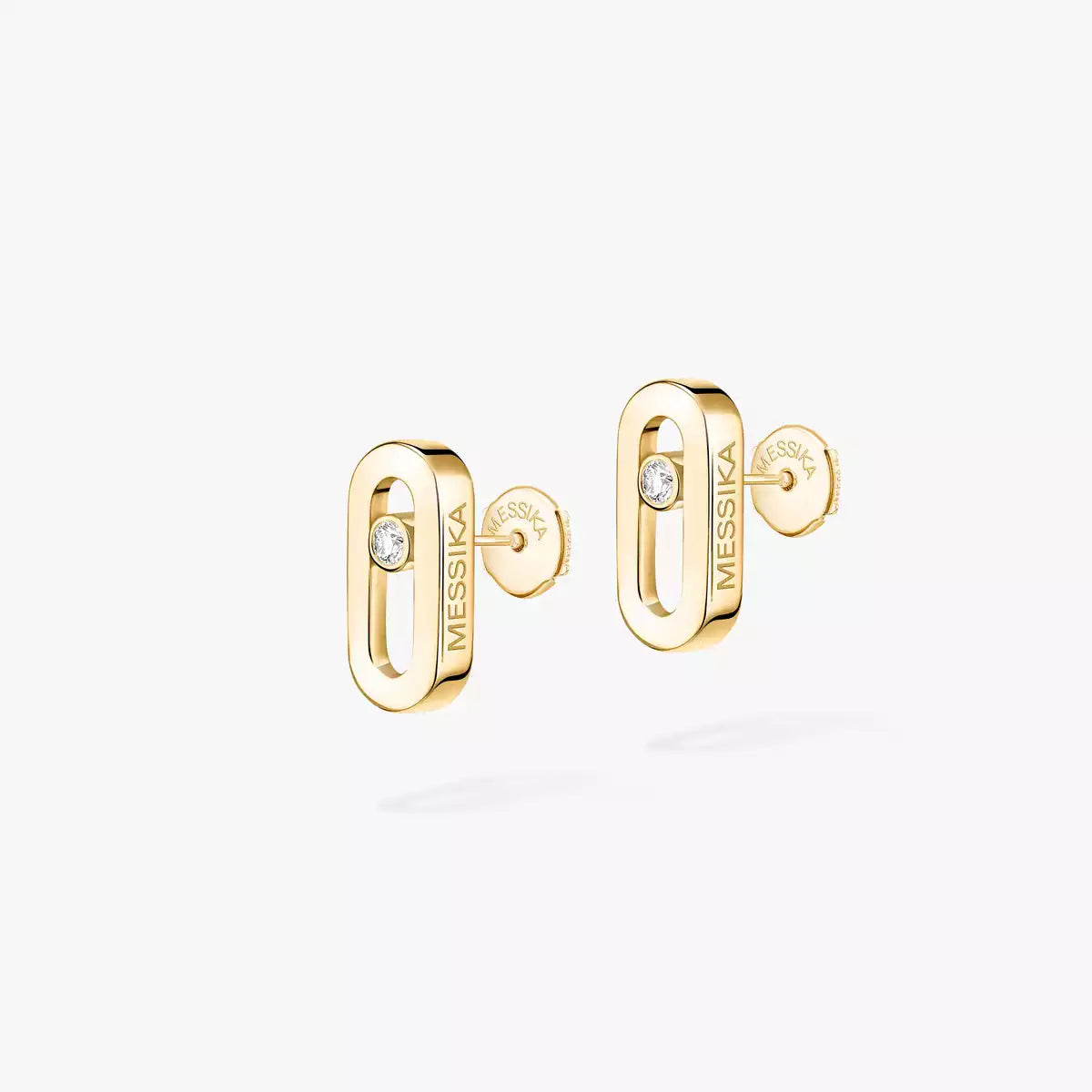 [Vicky]Move Uno Diamond Stud Earrings
