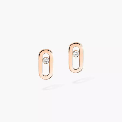 [Vicky]Move Uno Diamond Stud Earrings