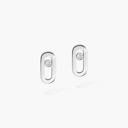 [Vicky]Move Uno Diamond Stud Earrings