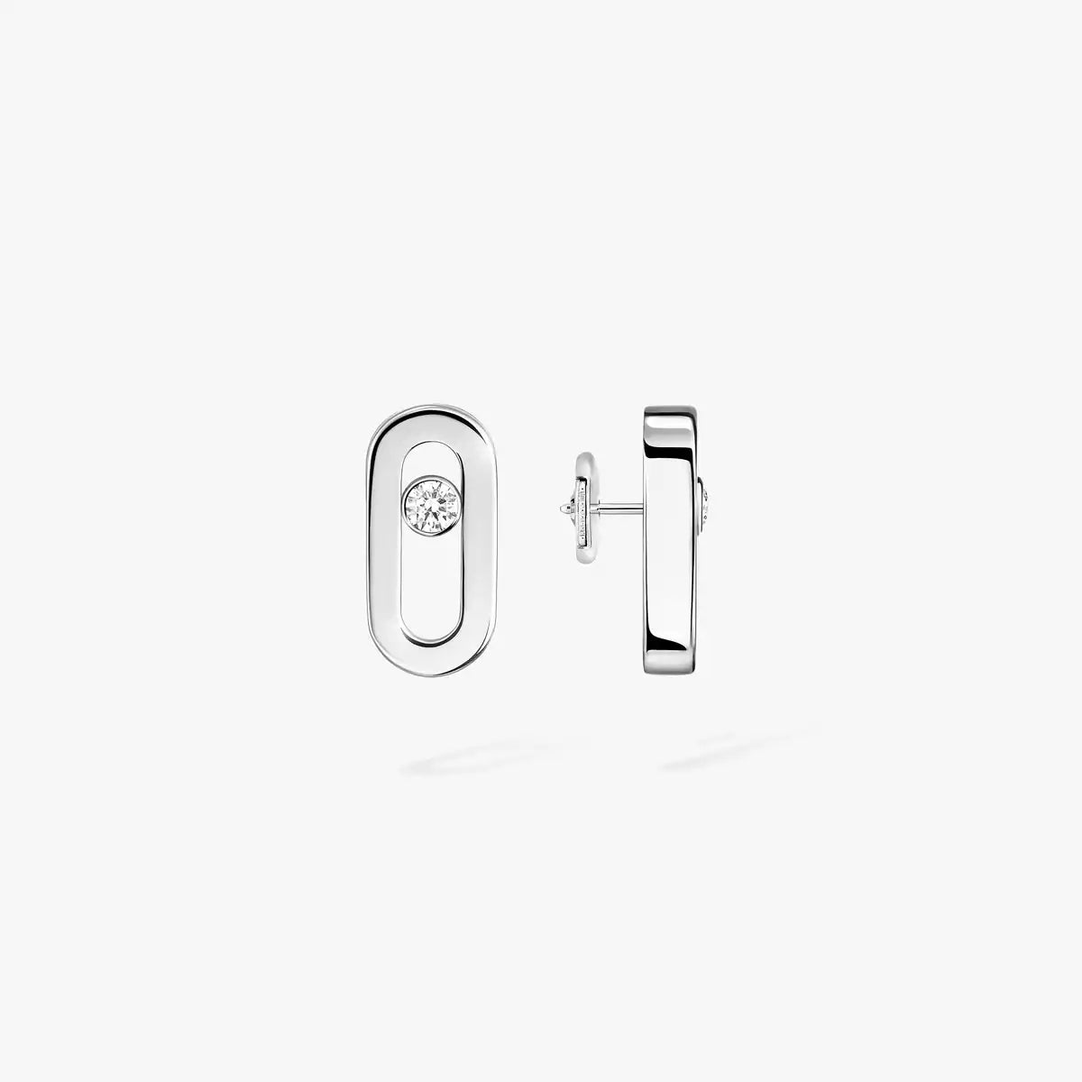 [Royal&Vicky]Move Uno Diamond Stud Earrings