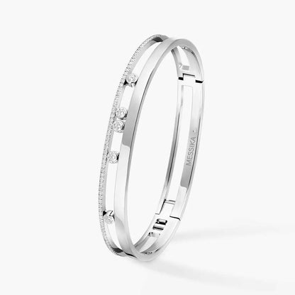 [Vicky]Move Romane Diamond Bangle Bracelet