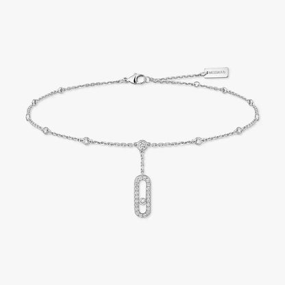 [Vicky] Move Uno pavé ankle bracelet