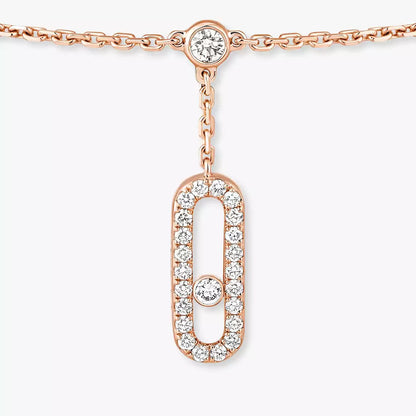 [Vicky] Move Uno pavé ankle bracelet