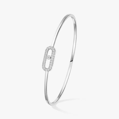 [Vicky]Move Uno pavé flex bangle medium