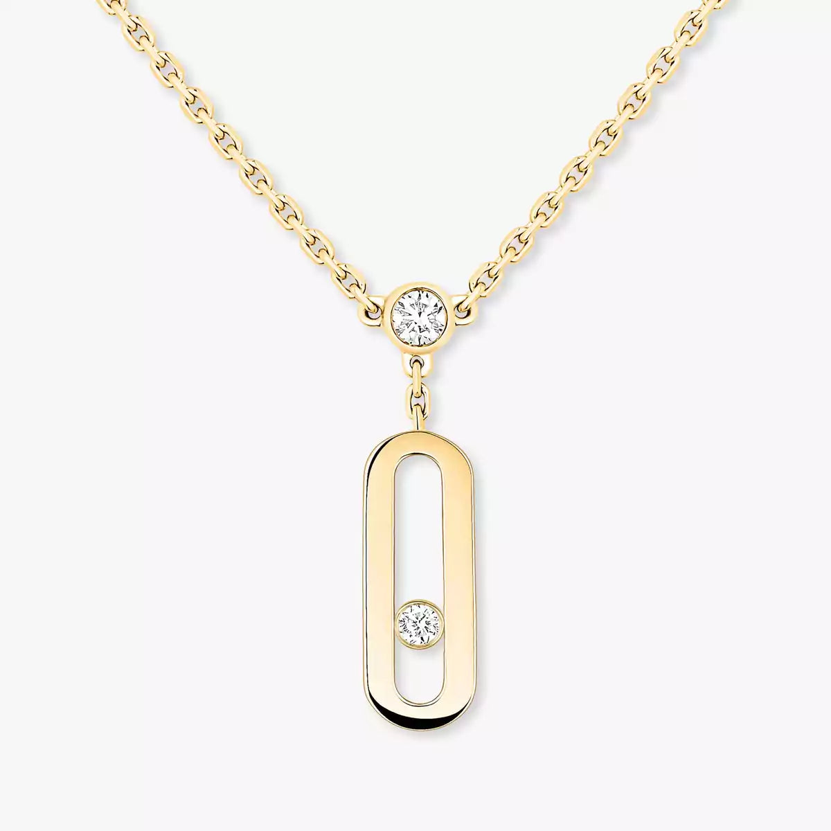 [Vicky] Move Uno Diamond Necklace